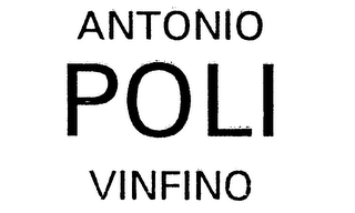 ANTONIO POLI VINFINO logo