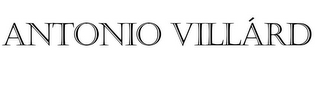 ANTONIO VILLARD logo