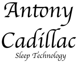 ANTONY CADILLAC SLEEP TECHNOLOGY logo