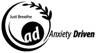 ANXIETY DRIVEN JUST BREATHE AD logo