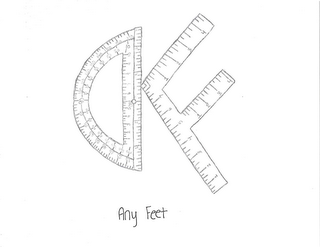 ANY FEET logo