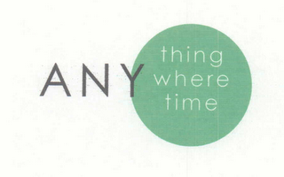 ANY THING WHERE TIME logo