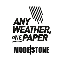 ANY WEATHER, ONE PAPER MODE STONE logo