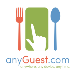 ANYGUEST.COM ANYWHERE, ANY DEVICE, ANY TIME logo