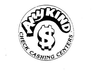 ANYKIND CHECK CASHING CENTERS logo