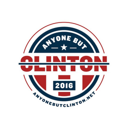 ANYONE BUT CLINTON 2016 ANYONEBUTCLINTON.NET logo