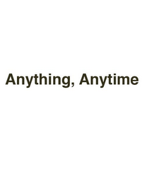 ANYTHING, ANYTIME logo