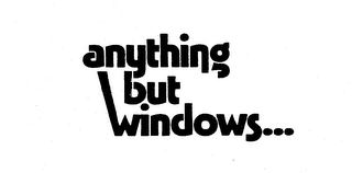 ANYTHING BUT WINDOWS... logo