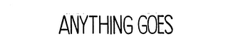 ANYTHING GOES logo