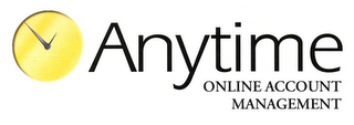 ANYTIME ONLINE ACCOUNT MANAGEMENT logo