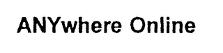 ANYWHERE ONLINE logo