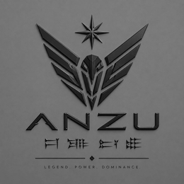 ANZU LEGEND. POWER. DOMINANCE. logo
