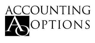 AO ACCOUNTING OPTIONS logo
