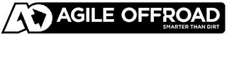 AO AGILE OFFROAD SMARTER THAN DIRT logo