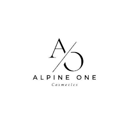 A/O ALPINE ONE COSMECTICS logo