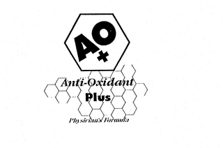 AO+ ANTI-OXIDANT PLUS PHYSICIAN'S FORMULA logo