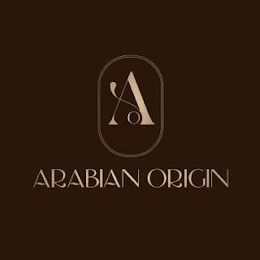 AO ARABIAN ORIGIN logo