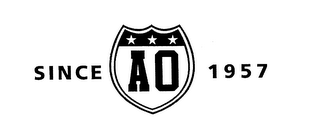 AO SINCE 1957 logo