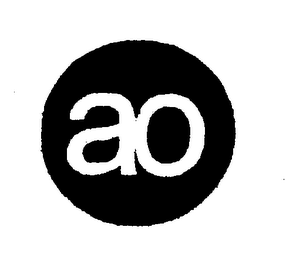 AO (STYLIZED) AND CIRCLE DESIGN logo