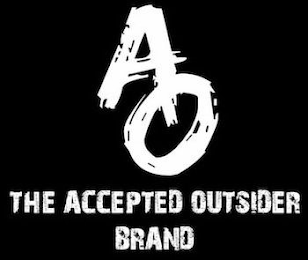 AO THE ACCEPTED OUTSIDER BRAND logo