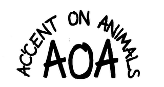 AOA ACCENT ON ANIMALS logo