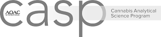 AOAC INTERNATIONAL CASP CANNABIS ANALYTICAL SCIENCE PROGRAM logo