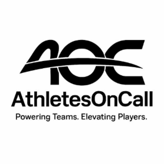 AOC ATHLETESONCALL POWERING TEAMS. ELEVATING PLAYERS. logo