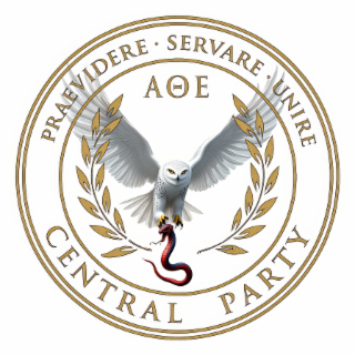 AOE PRAEVIDERE · SERVARE · UNIRE CENTRAL PARTY logo