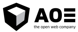 AOE THE OPEN WEB COMPANY logo