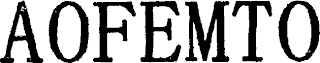 AOFEMTO logo