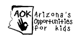 AOK ARIZONA'S OPPORTUNITIES FOR KIDS logo