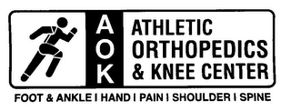AOK ATHLETIC ORTHOPEDICS & KNEE CENTER FOOT & ANKLE | HAND | PAIN | SHOULDER | SPINE logo