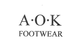 A·O·K FOOTWEAR logo