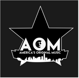 AOM AMERICA'S ORIGINAL MUSIC logo