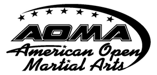 AOMA AMERICAN OPEN MARTIAL ARTS logo
