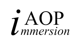 AOP IMMERSION logo