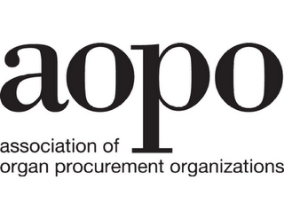 AOPO ASSOCIATION OF ORGAN PROCUREMENT ORGANIZATIONS logo