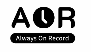 AOR ALWAYS ON RECORD logo