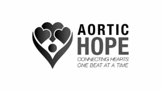 AORTIC HOPE CONNECTING HEARTS ONE BEAT AT A TIME logo
