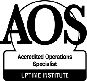 AOS ACCREDITED OPERATIONS SPECIALIST UPTIME INSTITUTE logo