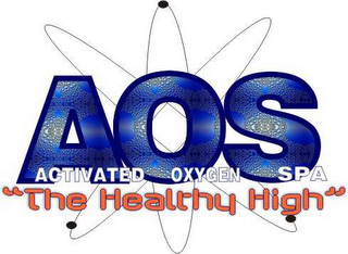 AOS ACTIVATED OXYGEN SPA "THE HEALTHY HIGH" logo
