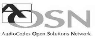 AOSN AUDIOCODES OPEN SOLUTIONS NETWORK logo