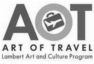 AOT ART OF TRAVEL LAMBERT ART AND CULTURE PROGRAM logo