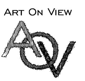 AOV ART ON VIEW logo