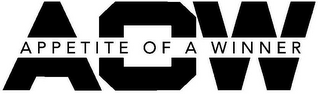 AOW APPETITE OF A WINNER logo