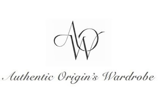 AOW AUTHENTIC ORIGIN'S WARDROBE logo