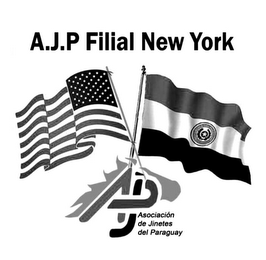 AP A.J.P FILIAL NEW YORK ASOCIACION DE JINETES DEL PARAGUAY logo