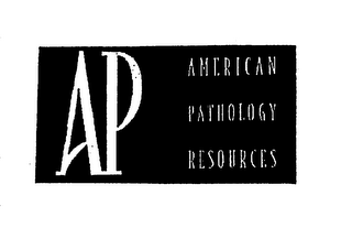 AP AMERICAN PATHOLOGY RESOURCES logo
