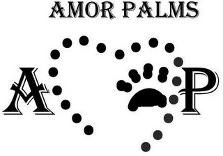 AP AMOR PALMS logo