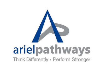 AP ARIELPATHWAYS THINK DIFFERENTLY · PERFORM STRONGER logo